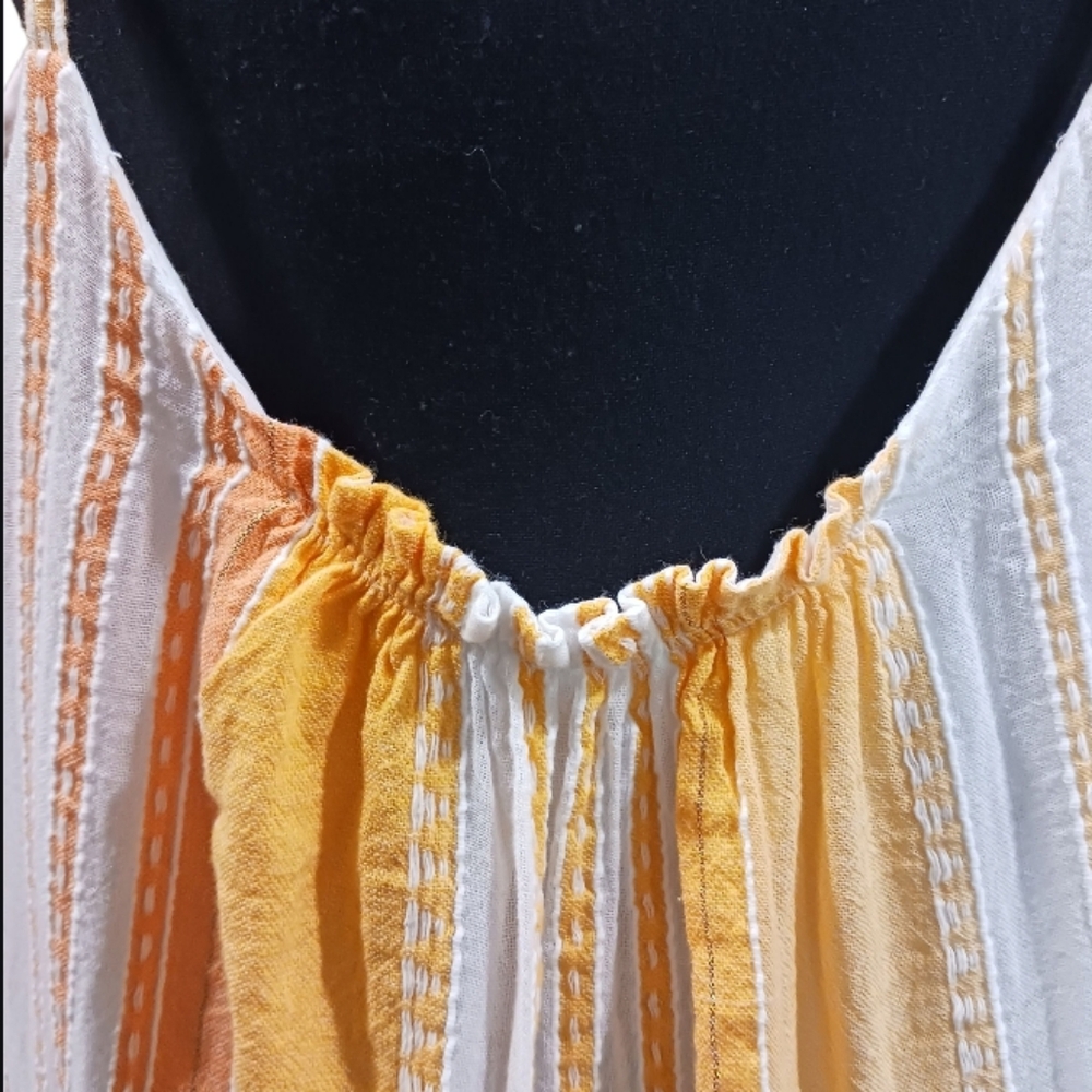 Lemlem Eshal Swing Dress Pale Chamois - Picture 5 of 13